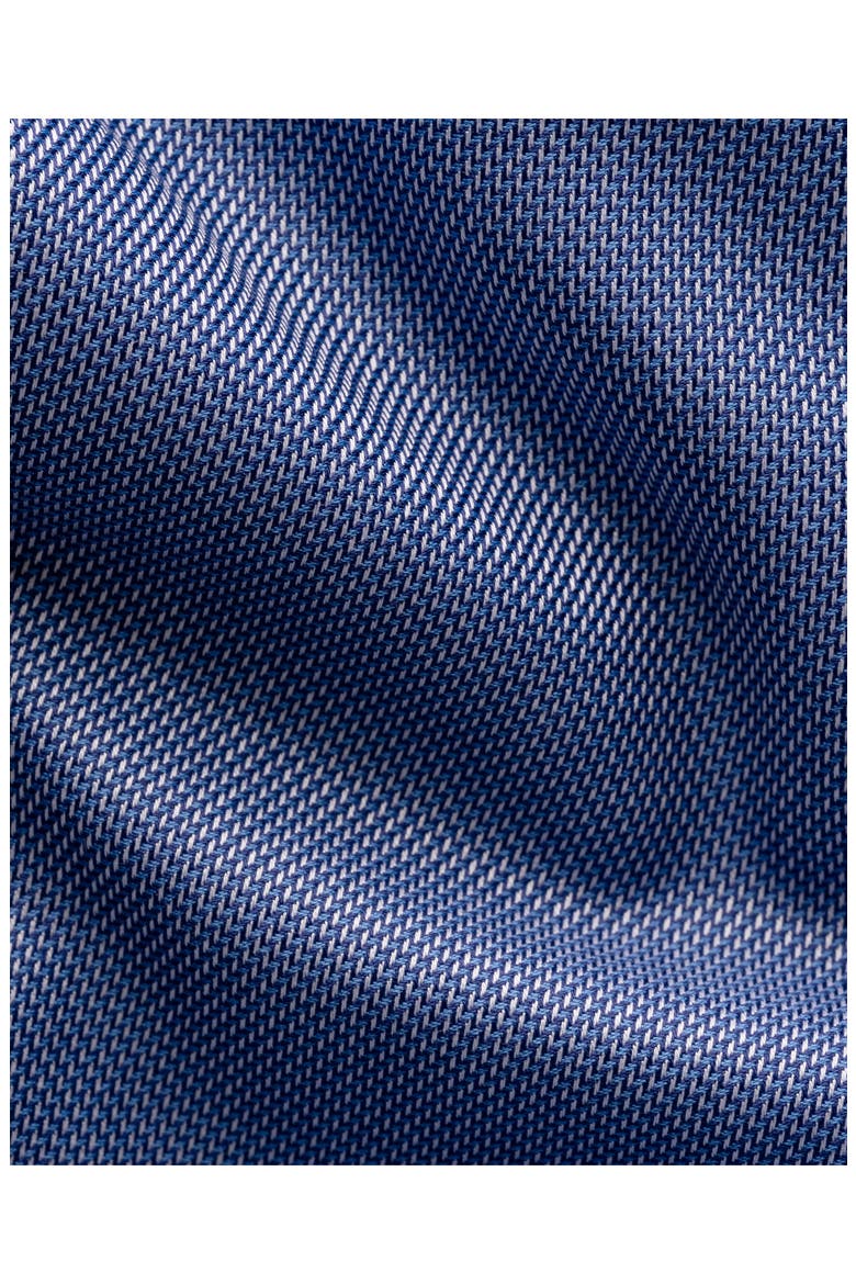Slim Fit Textured Cotton Dress Shirt, Alternate, color, DARK BLUE