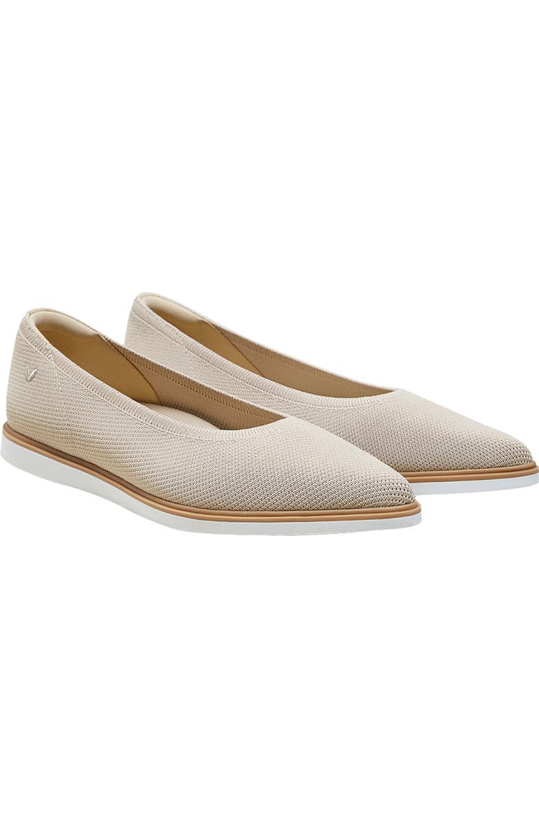 VIVAIA Pointed-Toe All-Day Standing Flats, Main, color, Almond