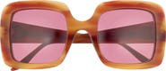 Gucci 52mm Square Sunglasses