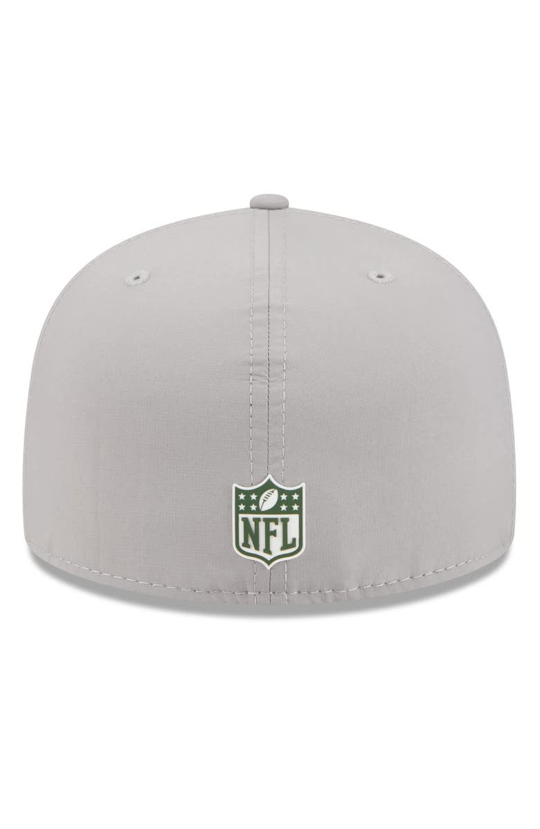 New Era Men's New Era Gray Green Bay Packers 2025 Sideline 59FIFTY Fitted Hat, Alternate, color, Gray