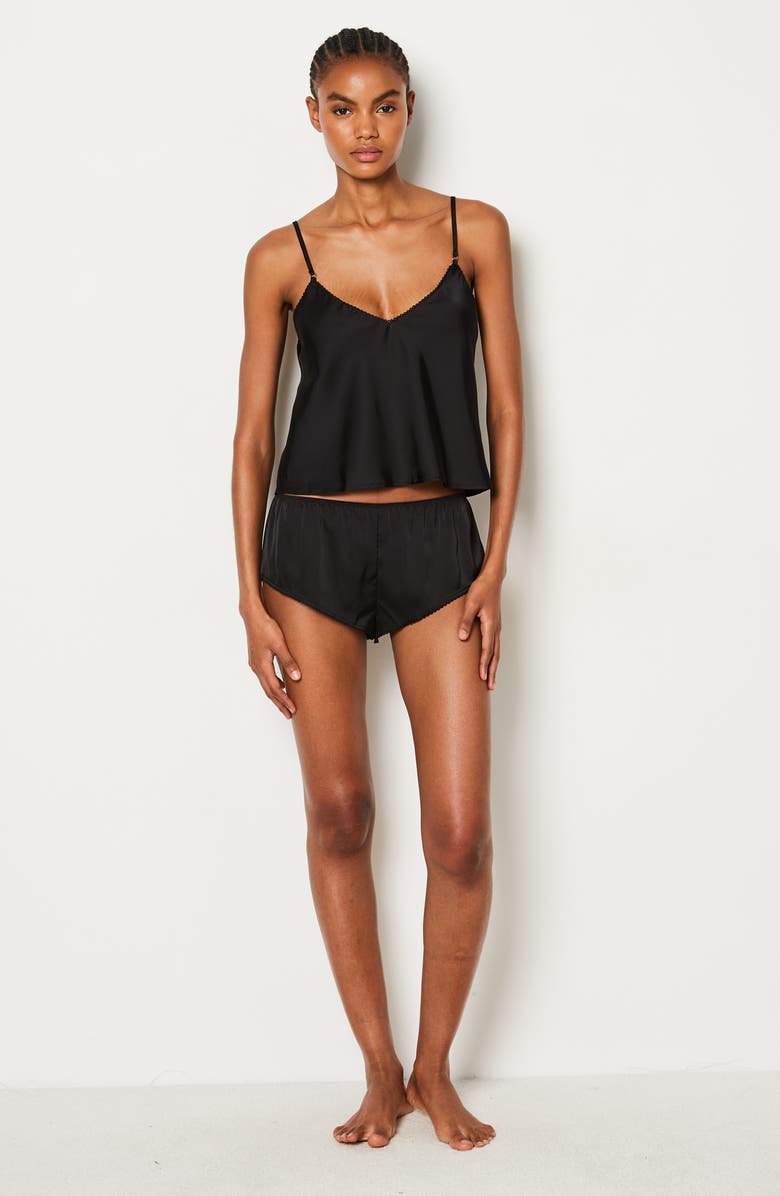 Etam Open Back Satin Pajamas, Alternate, color,