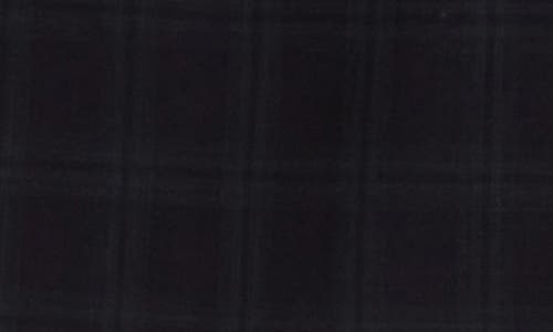 Shop English Laundry Plaid Black Wool Blend Suit In Black/olive