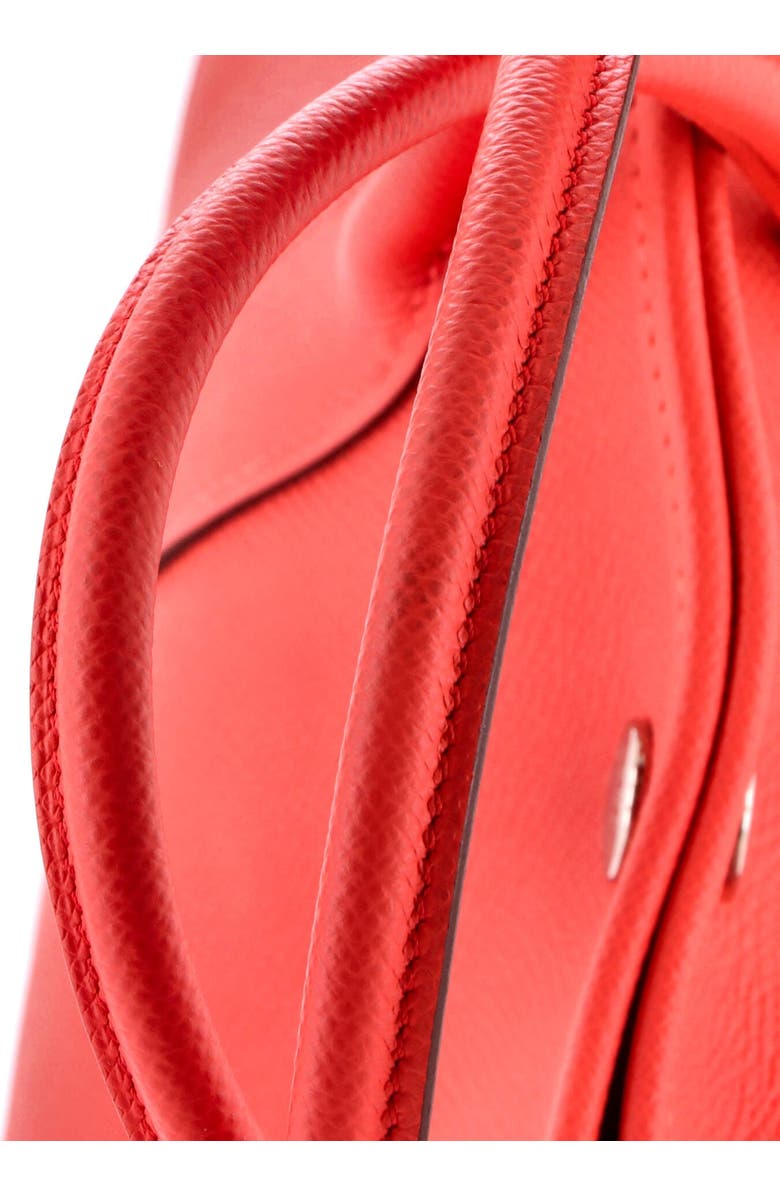 Pre-Owned Hermes Garden Party Tote Leather 30, Alternate, color, Rouge Pivoine