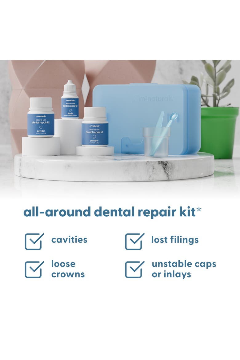 Temporary Tooth Repair Kit with Travel Case, Alternate, color, No Colour