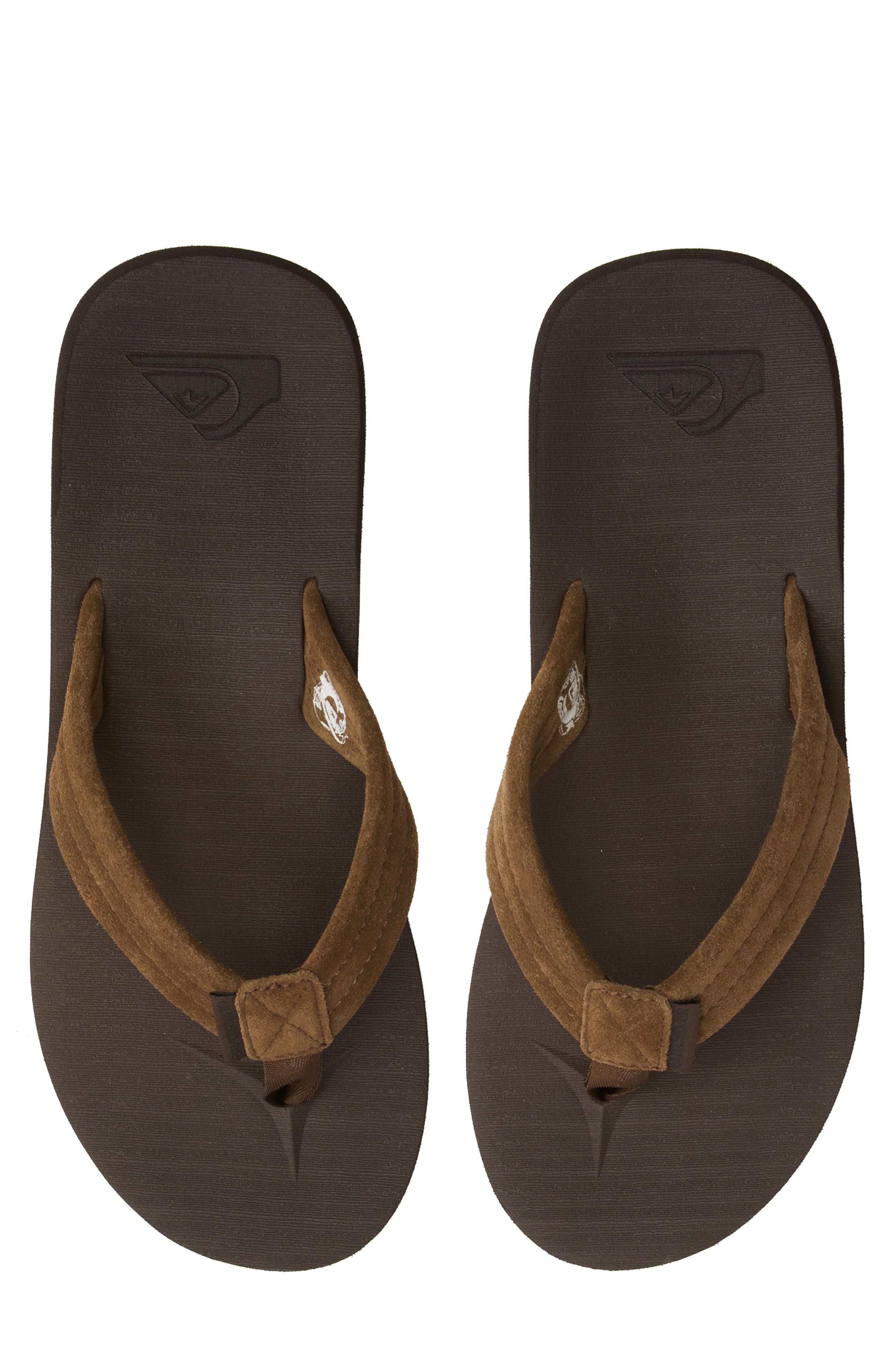Carver Flip Flop, Alternate, color, BROWN
