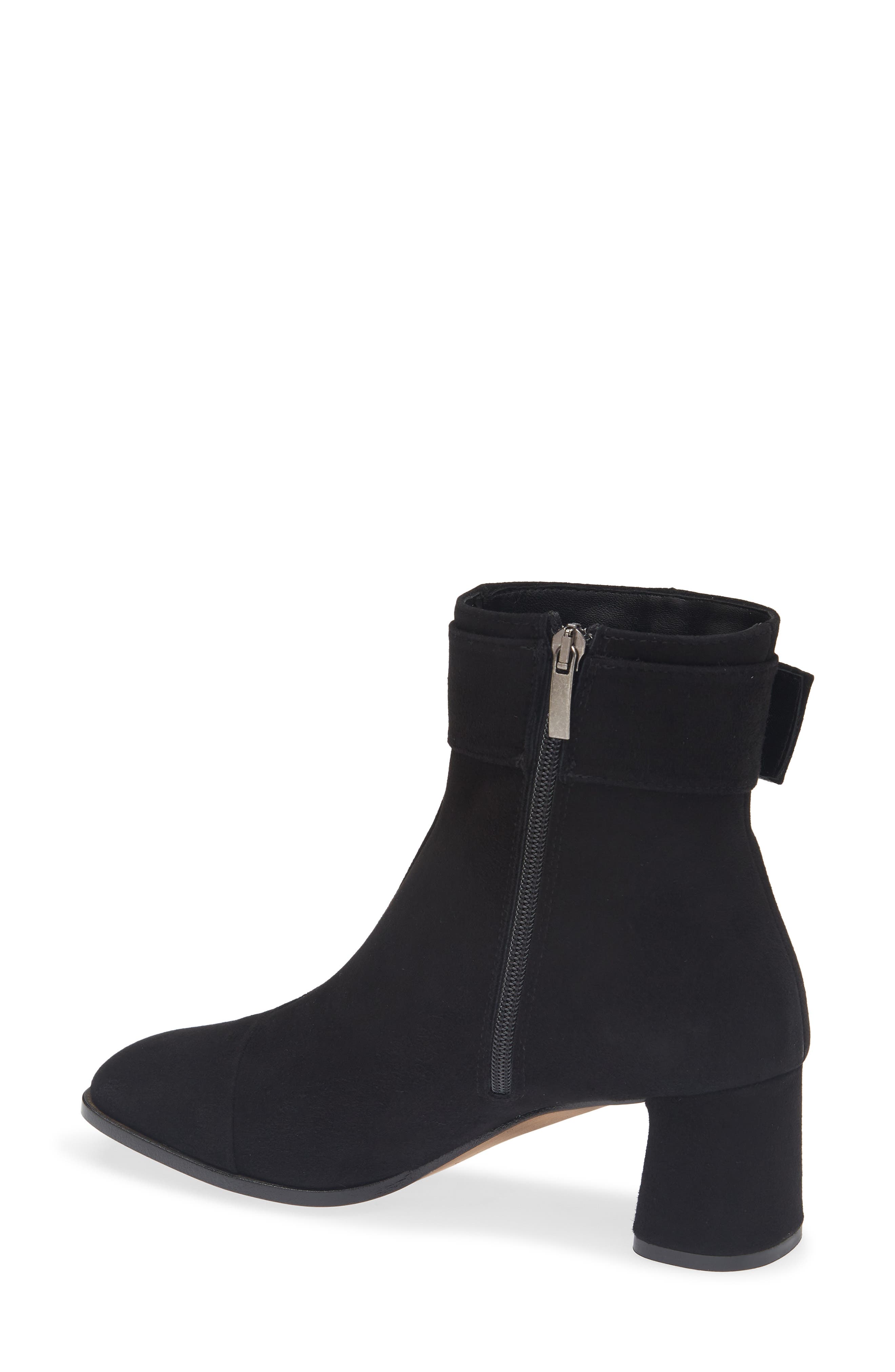 Norma Buckle Bootie, Alternate, color, BLACK SUEDE