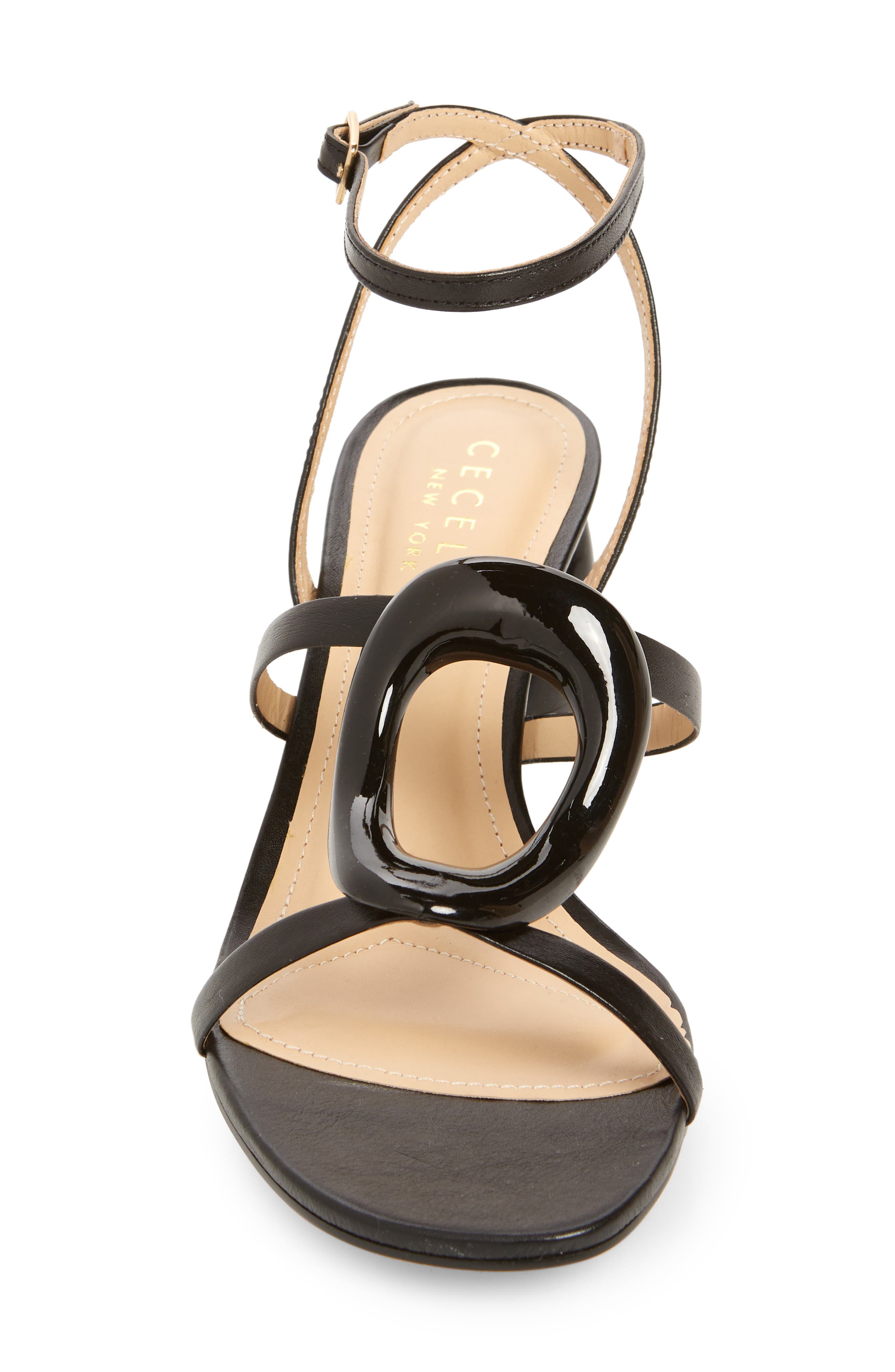 Cecelia New York Maria Sandal, Alternate, color, All Black