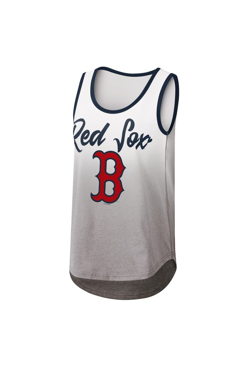 Women's G-III 4Her by Carl Banks White Boston Red Sox Logo Opening Day Tank Top, Alternate, color, White