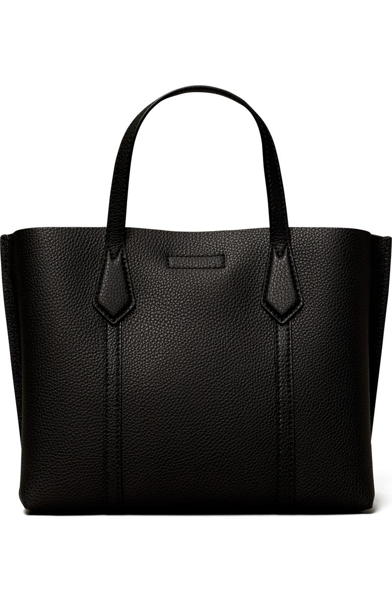 Tory Burch Perry Small Triple Compartment Leather Tote, Alternate, color,