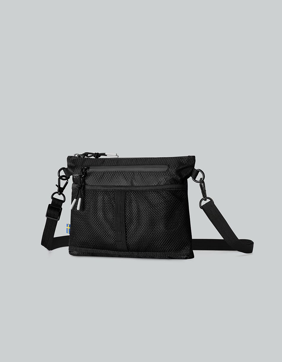 Gaston Luga Lightweight Crossbody, Alternate, color, Black