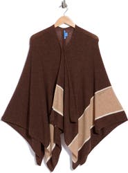 JMCLAUGHLIN Harriet Colorblock Cashmere Poncho