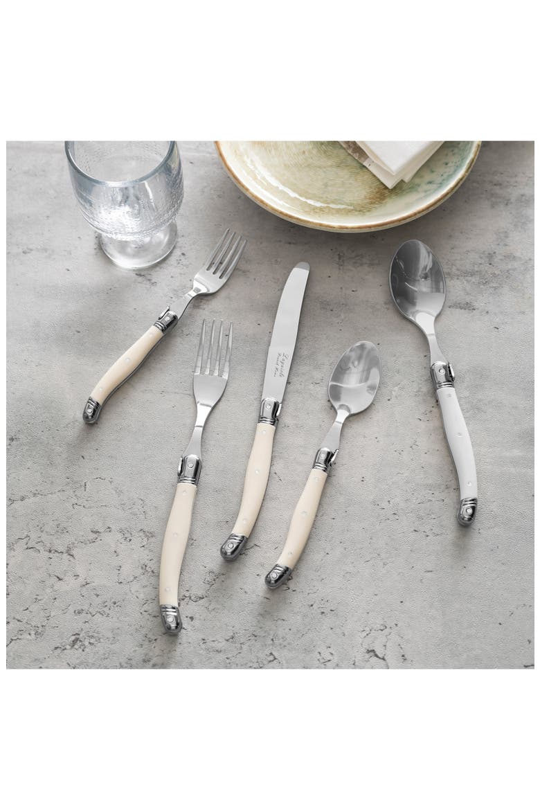 20-Piece Laguiole Connoisseur Flatware Set, Alternate, color, IVORY