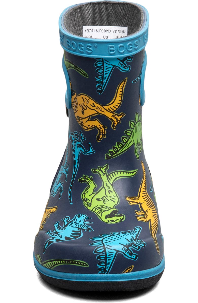 Bogs Kids' Skipper Rain Boot, Alternate, color, Navy Multi