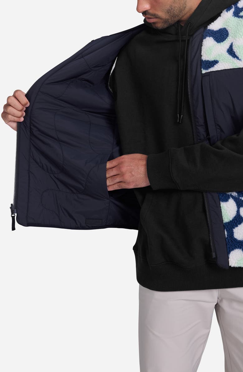 Bad Birdie Everyday Cozy Faux Shearling Reversible Vest, Alternate, color, Jazz