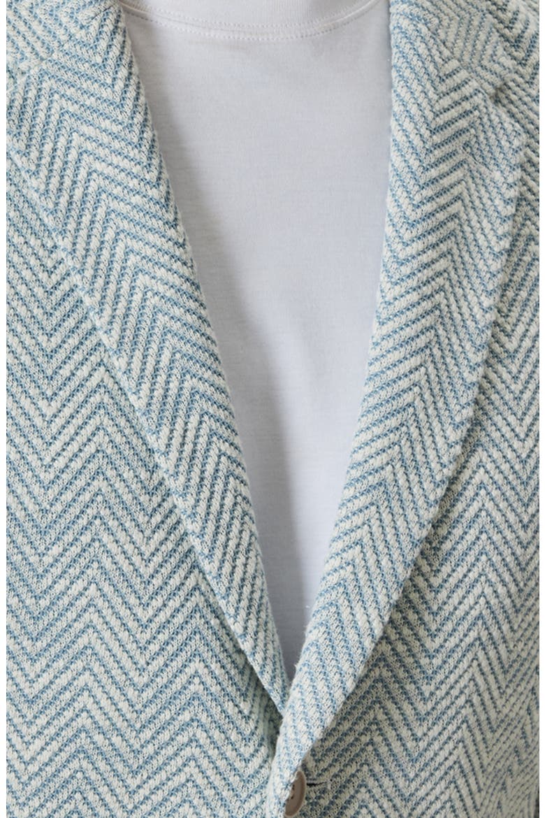 Jett Knit Herringbone Sport Coat, Alternate, color, SOFT TEAL