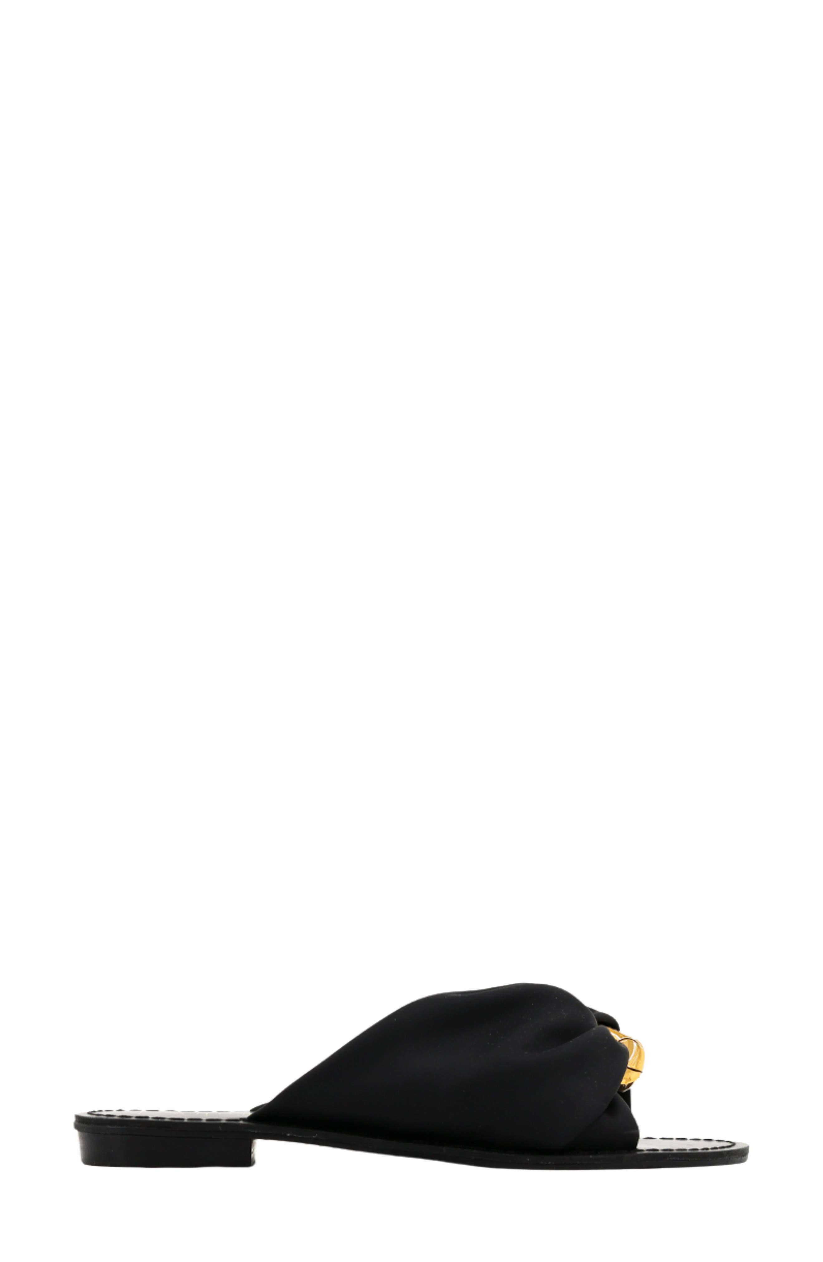 SHUSHOP Dawn Slide Sandal, Alternate, color, Black