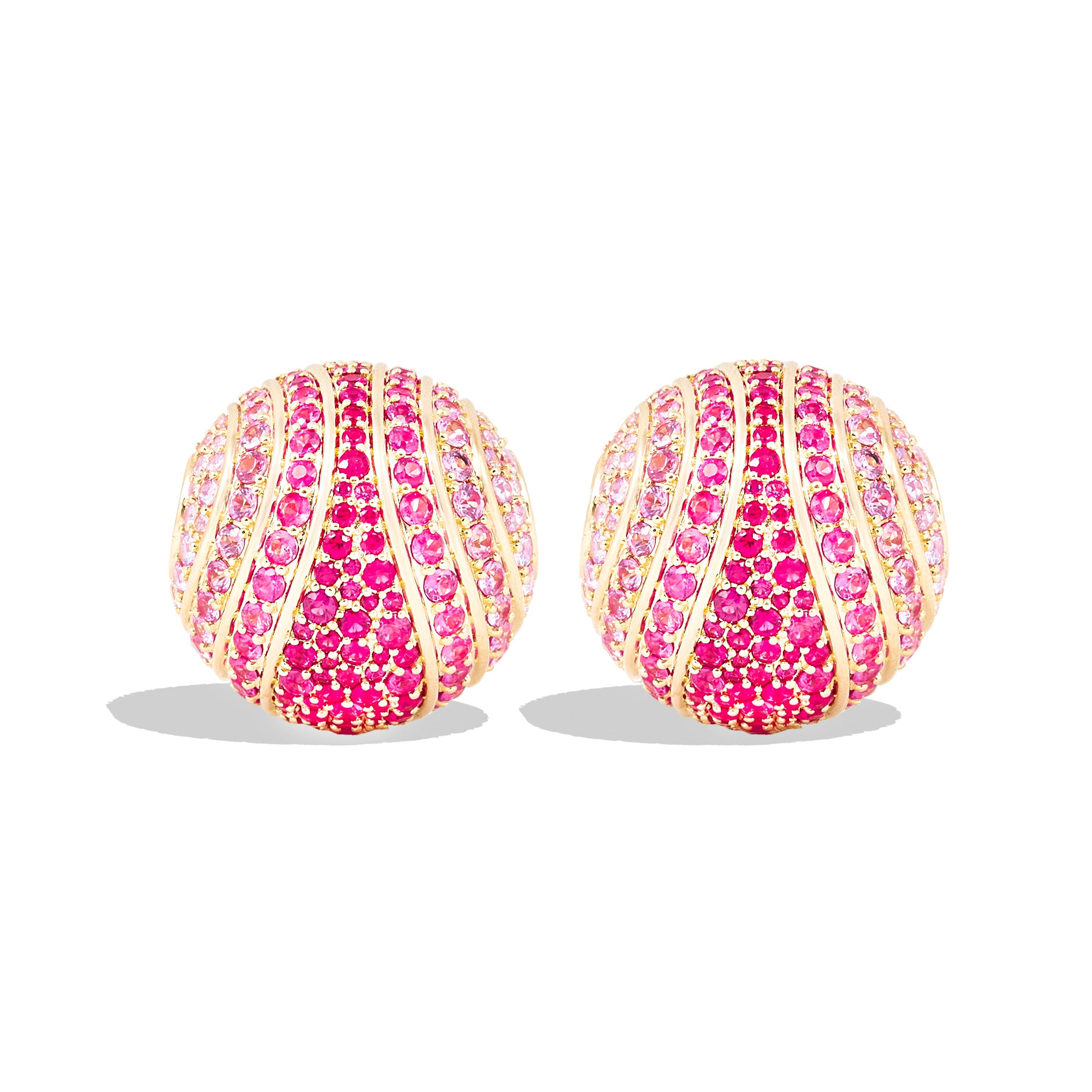 Ruby, Pink Sapphire- Gold
