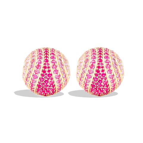 Revel Large Bead Huggie