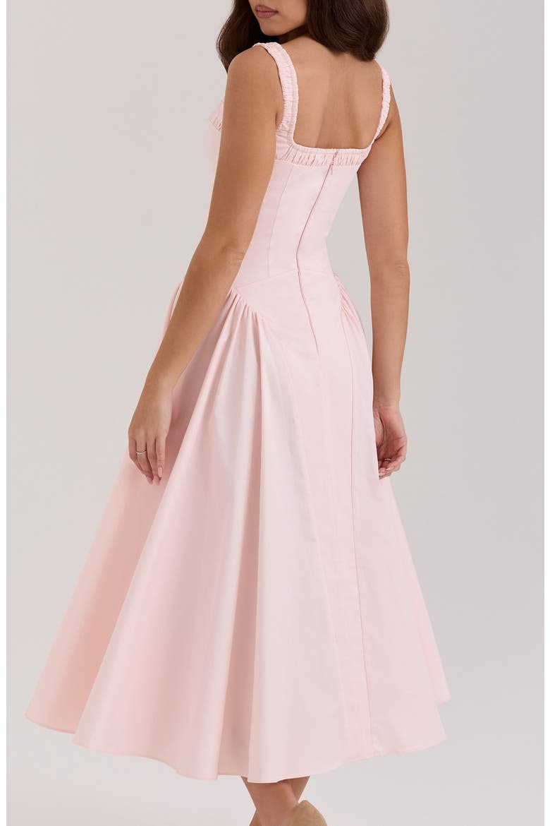 Dorothy Stretch Cotton Dress, Alternate, color, VEILED ROSE