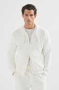 Brunello Cucinelli Hooded zip-up sweatshirt