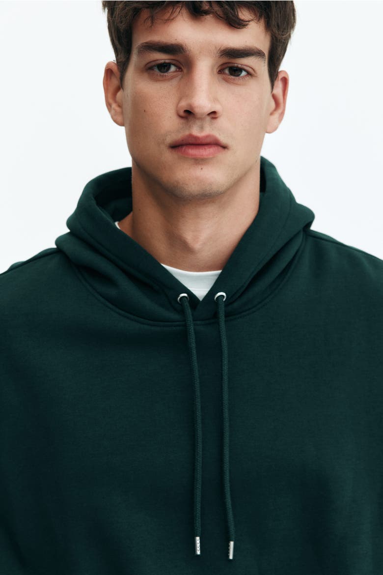 Loose Fit Hoodie, Alternate, color, Dark forest green