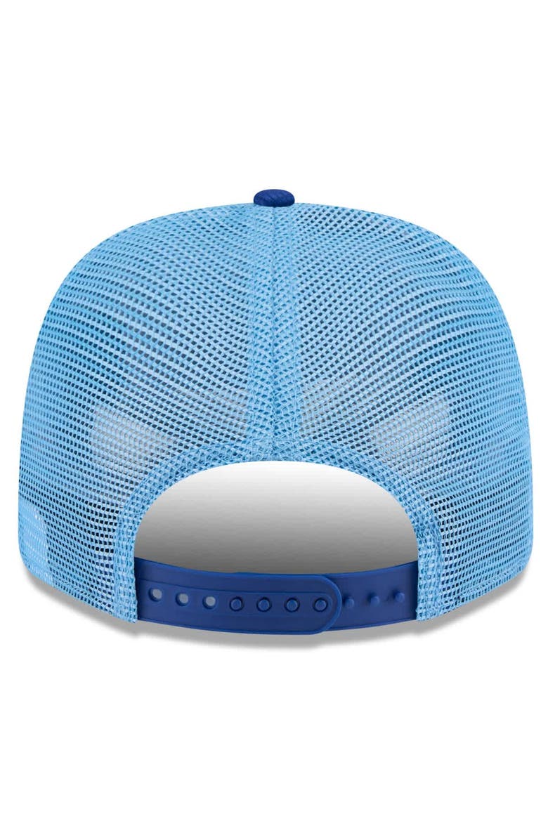 New Era Men's New Era  Light Blue/Royal Chicago Cubs 2025 Spring Training 9SEVENTY Stretch-Snap Trucker Hat, Alternate, color, 