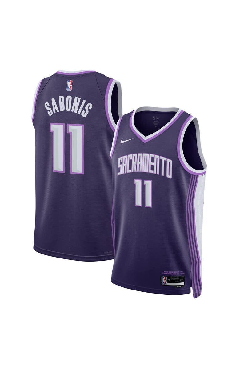Nike Unisex Nike Domantas Sabonis Purple Sacramento Kings 2025/26 Swingman Jersey - City Edition, Main, color, Purple
