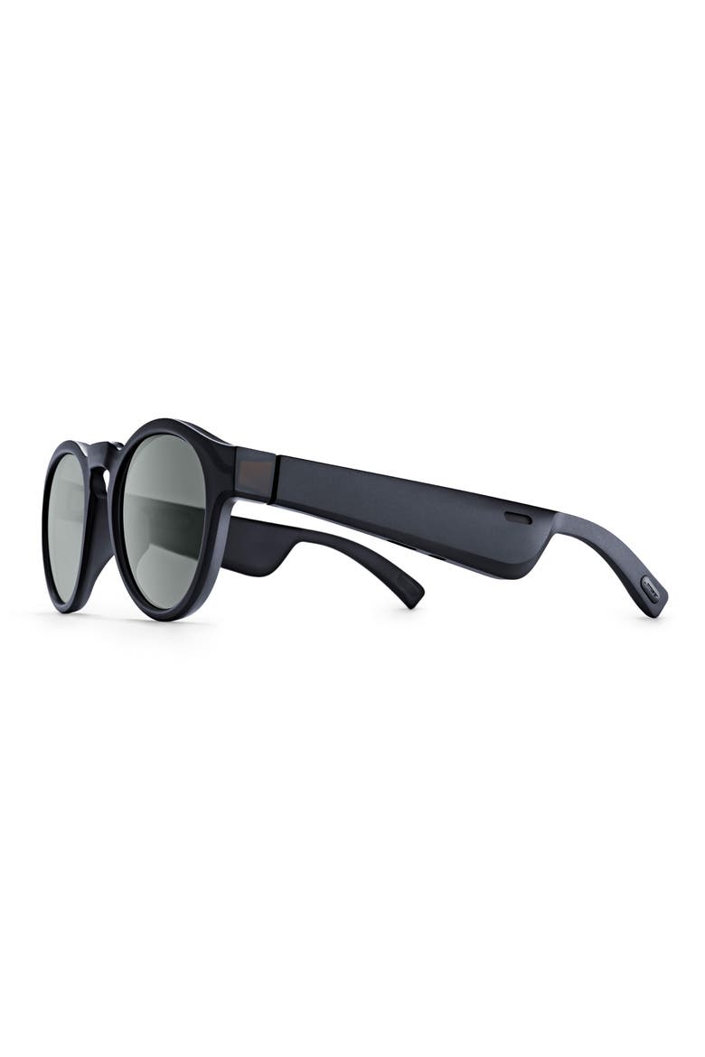 Frames Rondo 49.5mm Audio Sunglasses, Alternate, color, BLACK