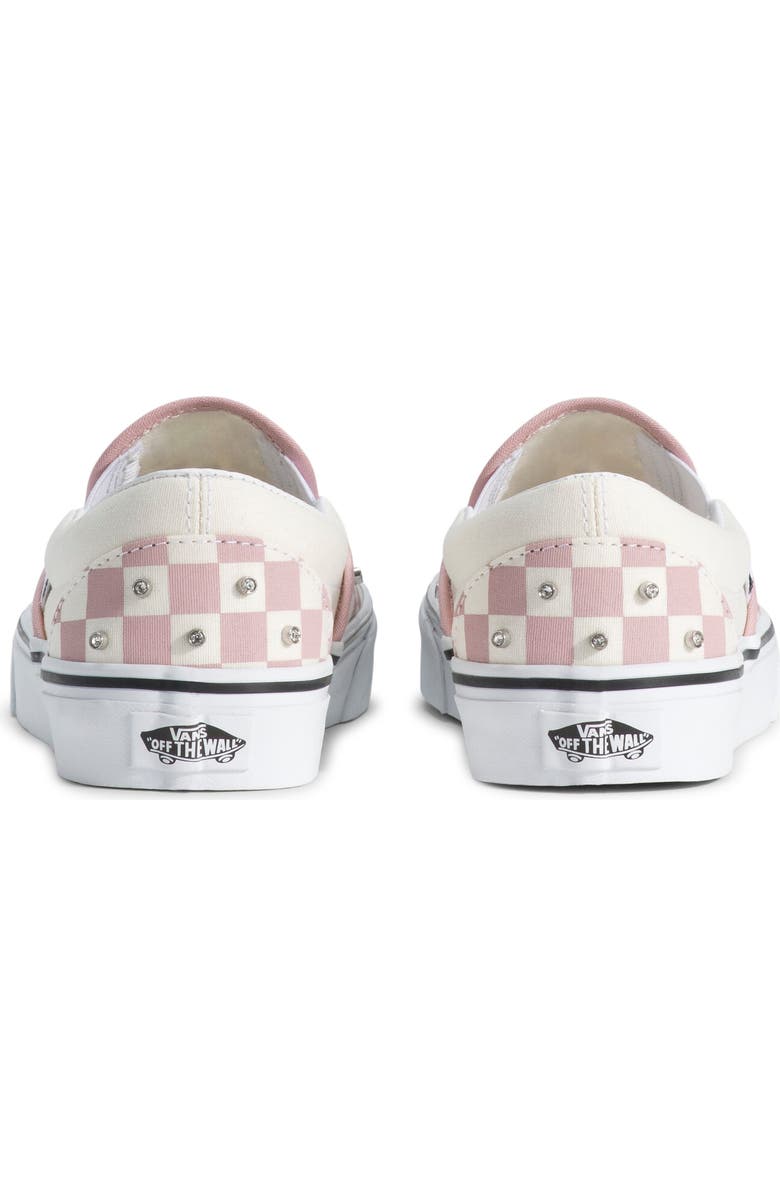 Vans Classic Slip-On Sneaker, Alternate, color, Rhinestone Misty Mauve