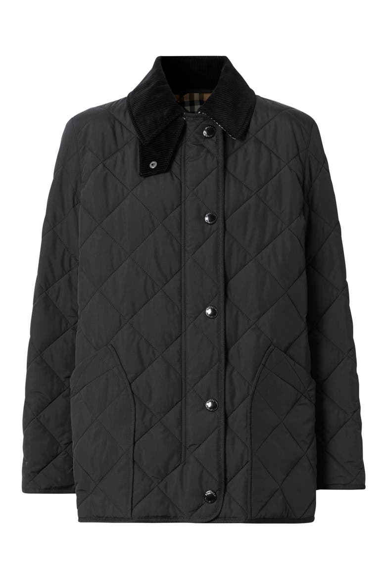 Cotswold Thermoregulated Quilted Barn Jacket, Alternate, color, BLACK