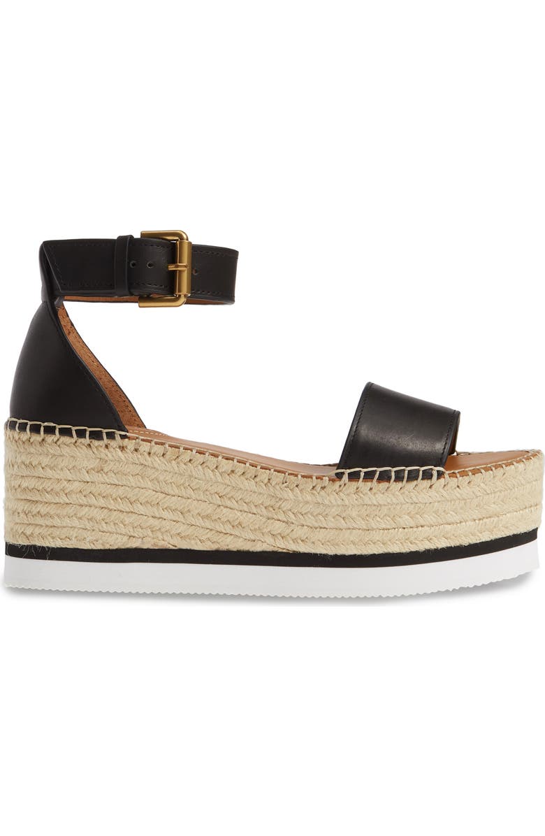 See by Chloé Glyn Platform Espadrille Sandal, Alternate, color,