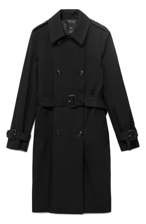 Classic Belted Trench Coat (Regular & Plus)