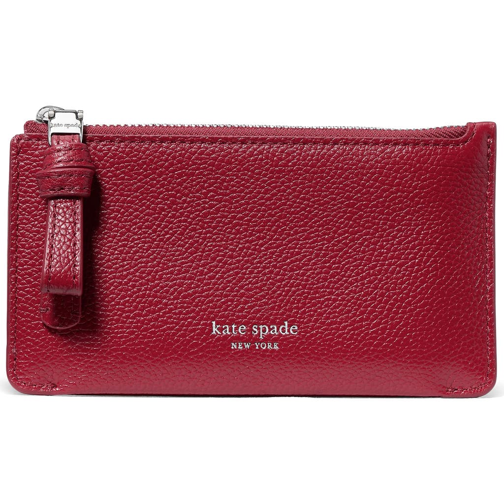 Kate Spade New York Loop Pebbled Leather Card Case