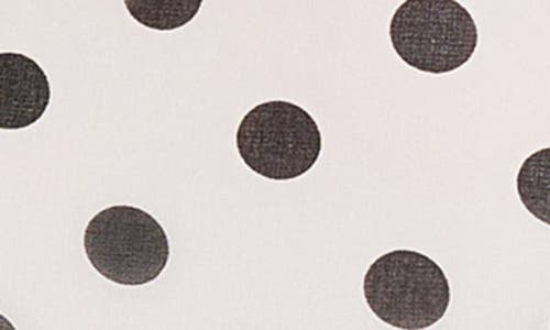 Wayf Violetta Polka Dot Ruffle Sleeve Dress In Ivory Polka Dot