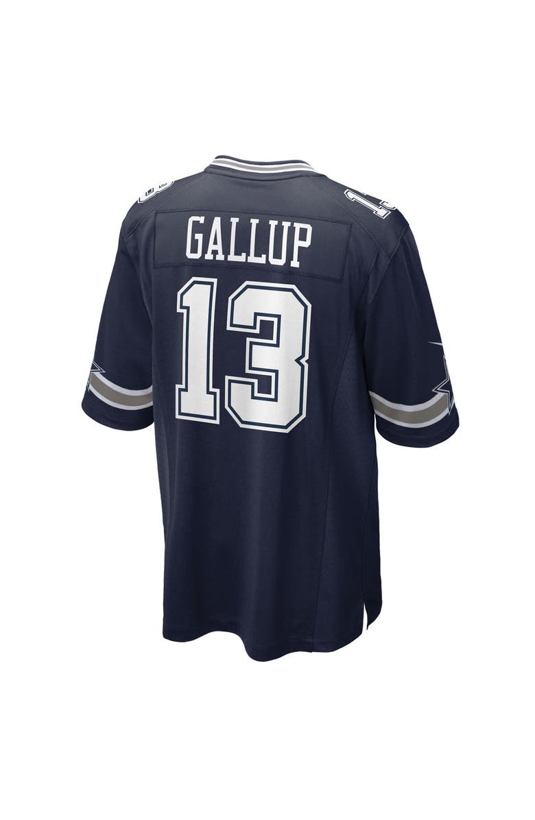 Nike Men's Nike Michael Gallup Navy Dallas Cowboys  Game Jersey, Alternate, color, 