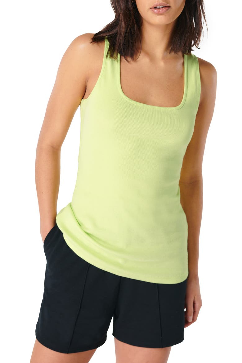 Everyday Tank Top, Main, color, POMELO GREEN