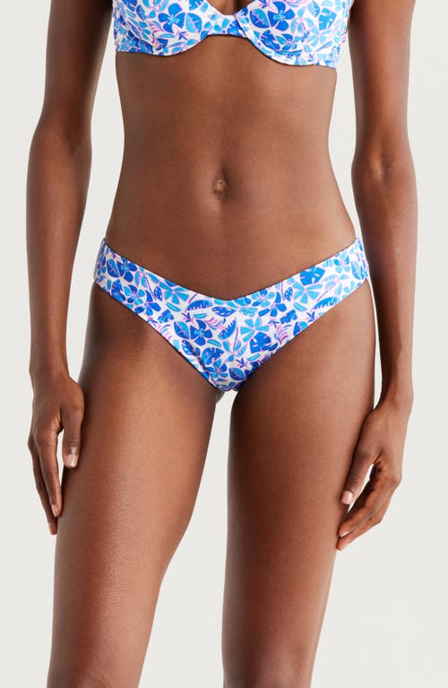 Kulani Kinis V-cut Bikini Bottoms In Ocean Colada