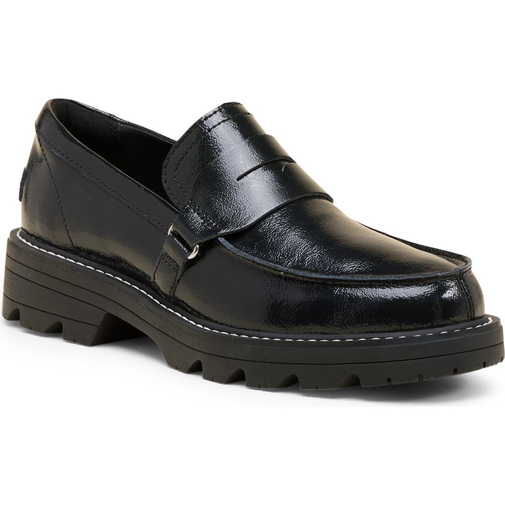 Sorel Revel Ave Penny Loafer In Black