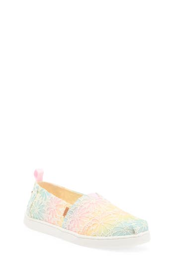 Toms Kids' Classic Alpargata Ombré Slip-on In Pink