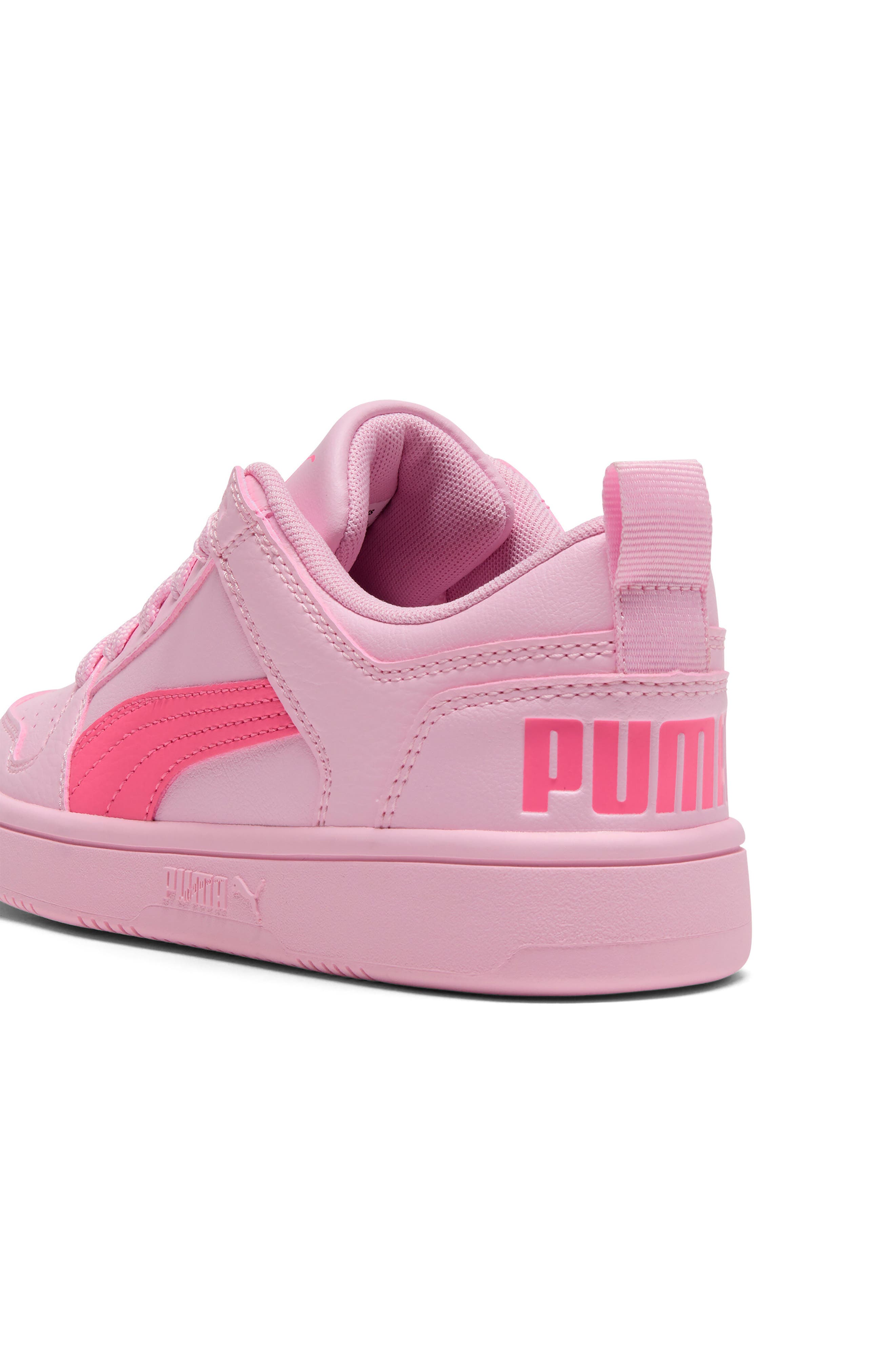 Kids' Rebound Layup Low Top Sneaker, Alternate, color, PEARL PINK/ FAST PINK