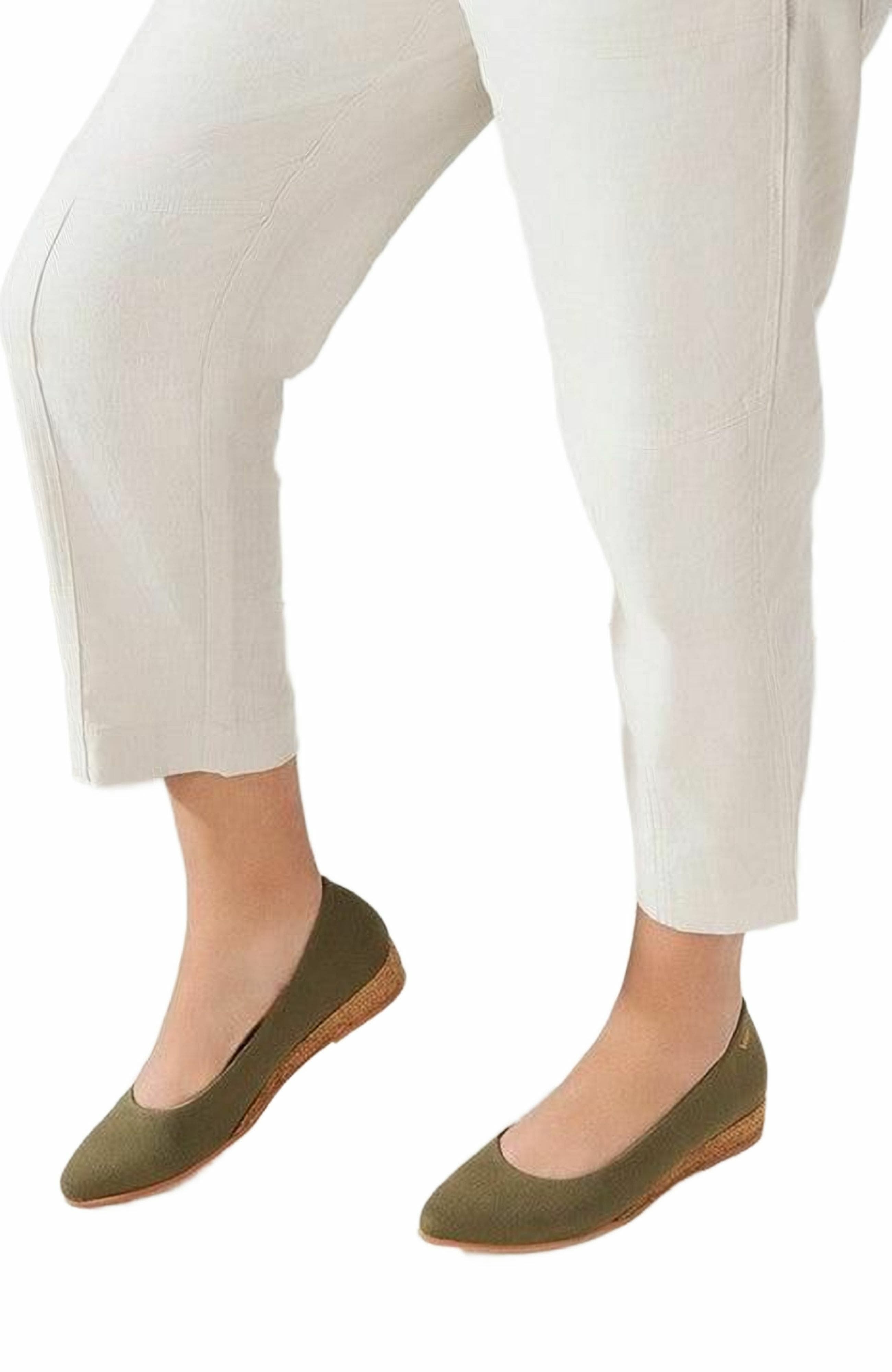 Rubina Canvas Espadrille Flats, Alternate, color, Olive