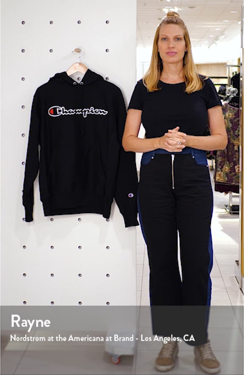 Reverse Weave<sup>®</sup> Chenille Logo Hoodie, sales video thumbnail