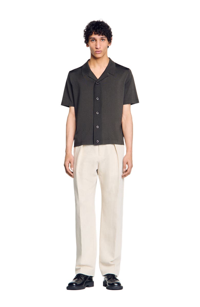 SANDRO Short-sleeved shirt, Main, color, 