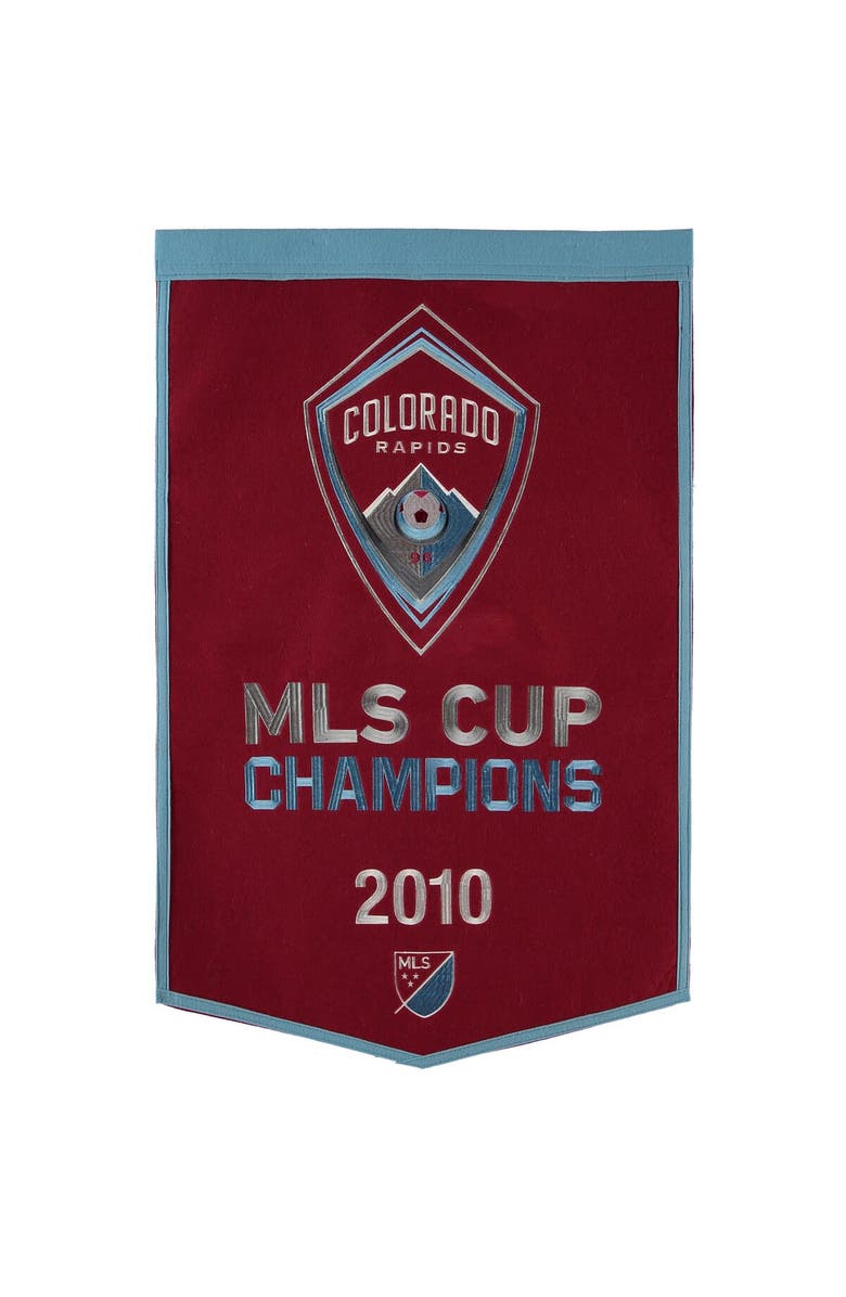 WINNING STREAK Colorado Rapids Dynasty Banner, Main, color, Red