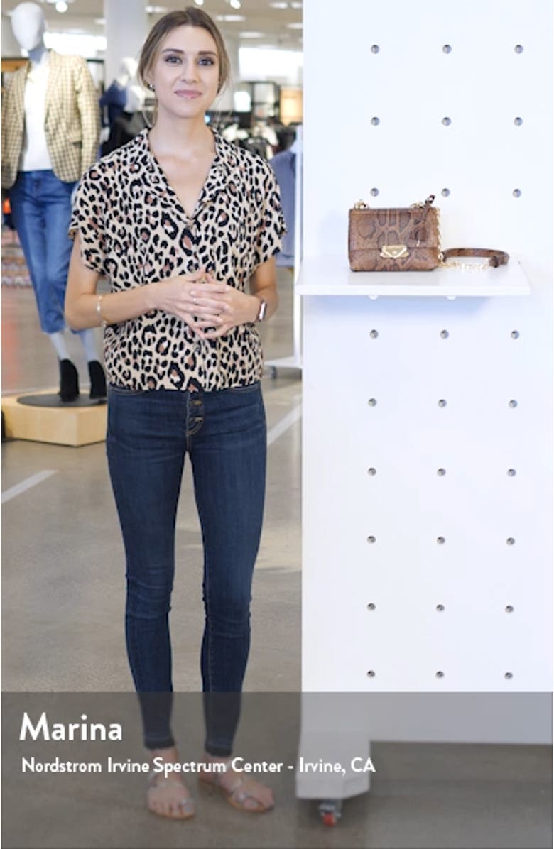 Extra Small CeCe Leather Crossbody Bag, sales video thumbnail