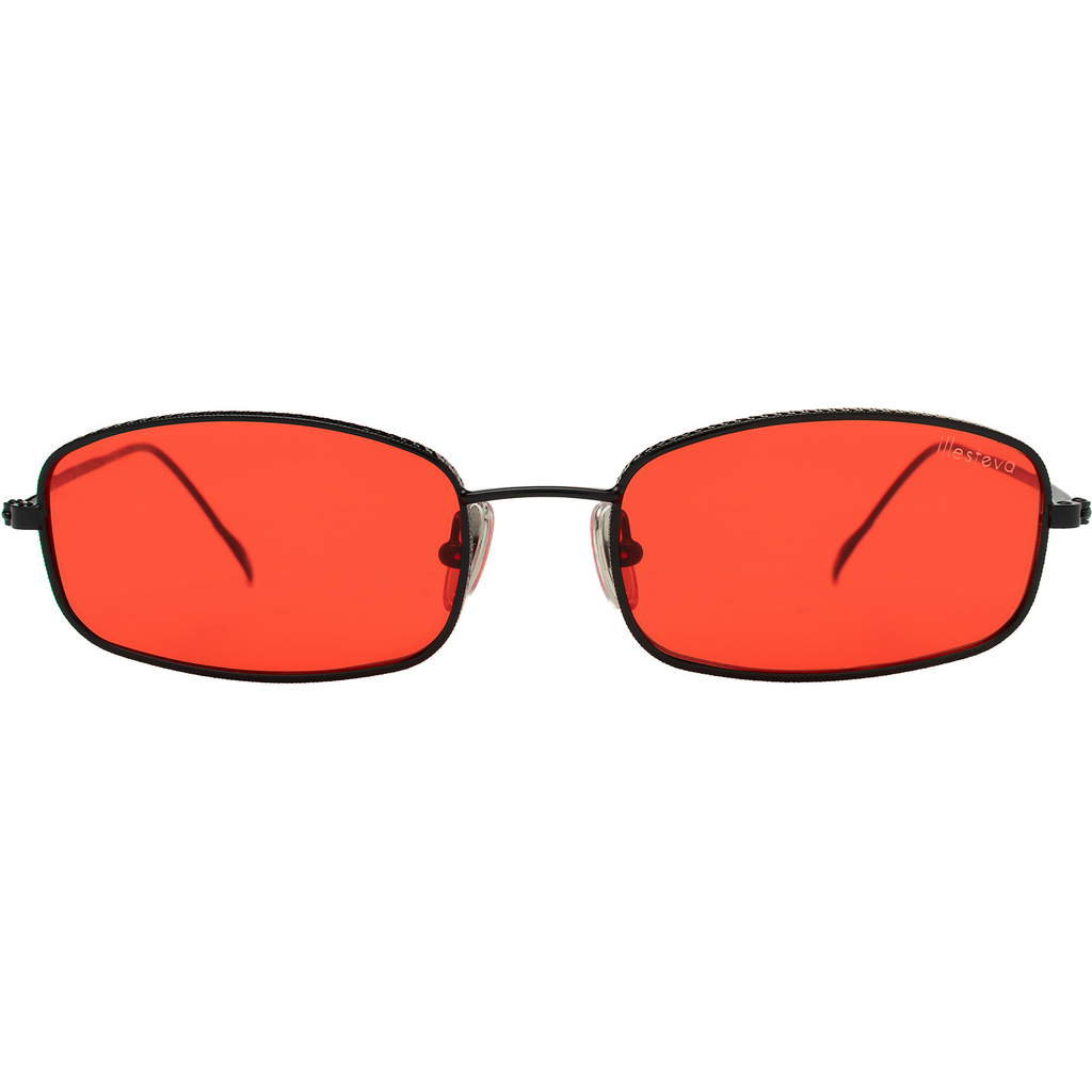 Illesteva Flushing Sunglasses In Black/red