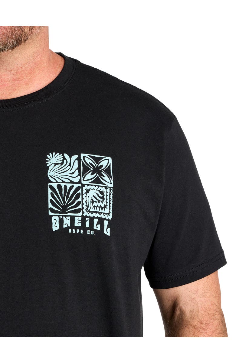 O'Neill Big & Tall Etching Vintage T-Shirt, Alternate, color, Black