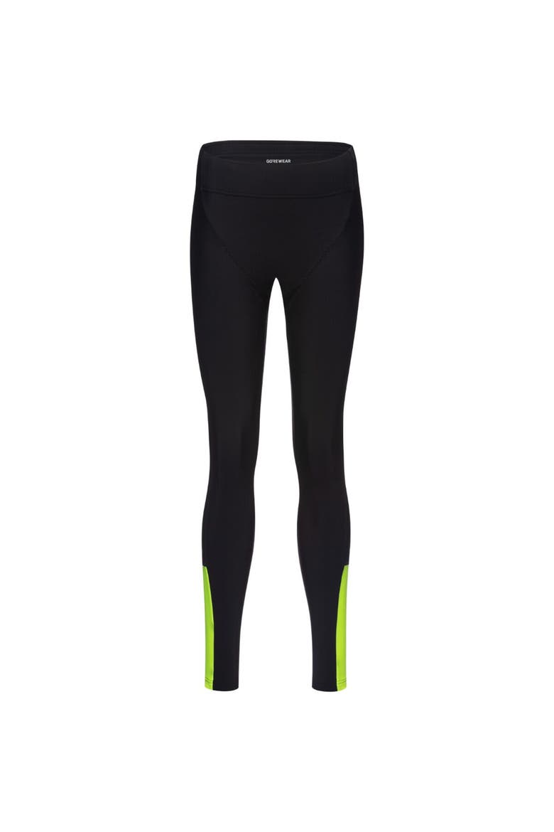 Swiftride Thermo Tights - Women's, Main, color, Black/Neon Yellow