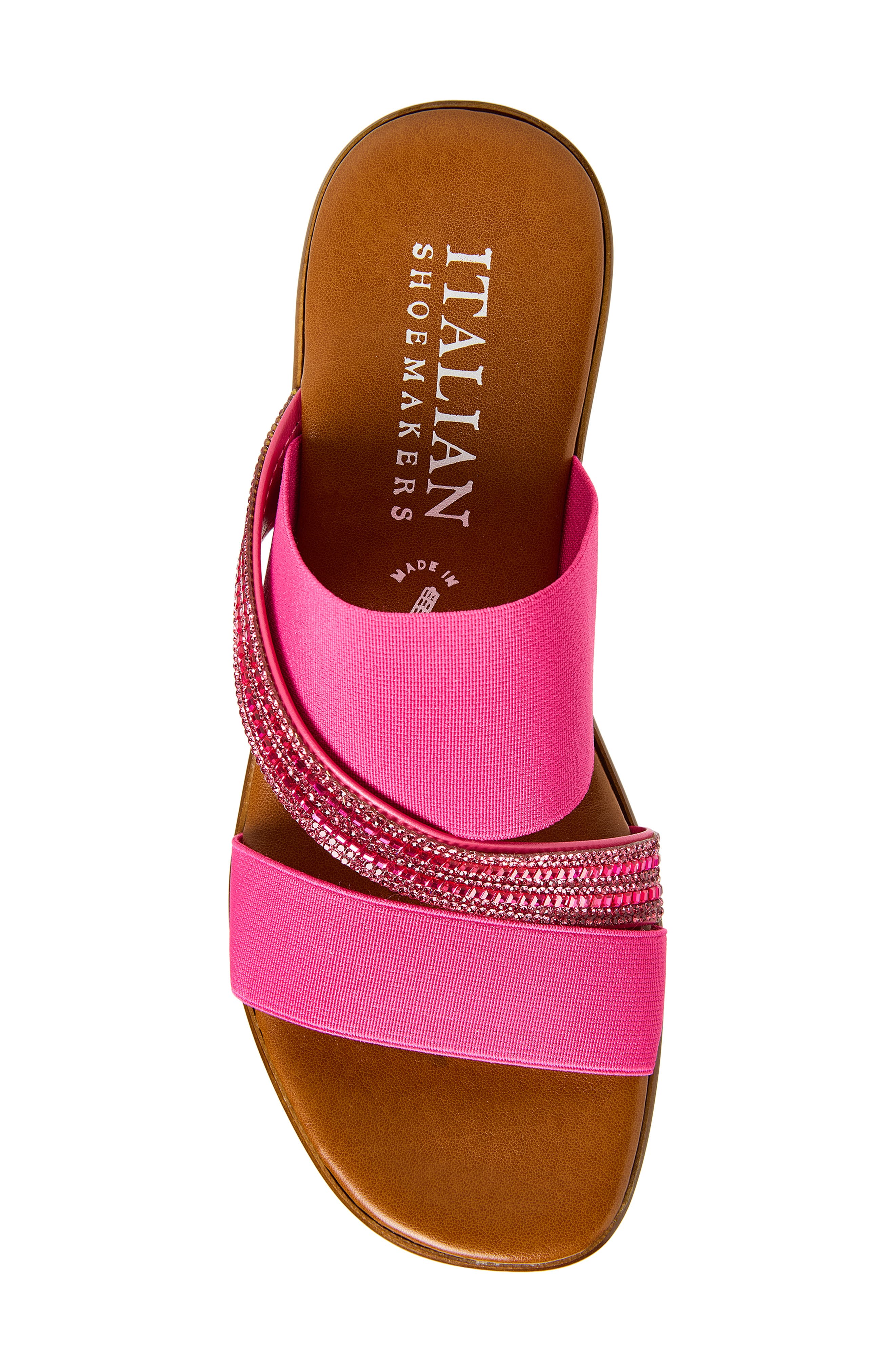 ITALIAN SHOEMAKERS Boom Wedge Sandal, Alternate, color, Fuchsia