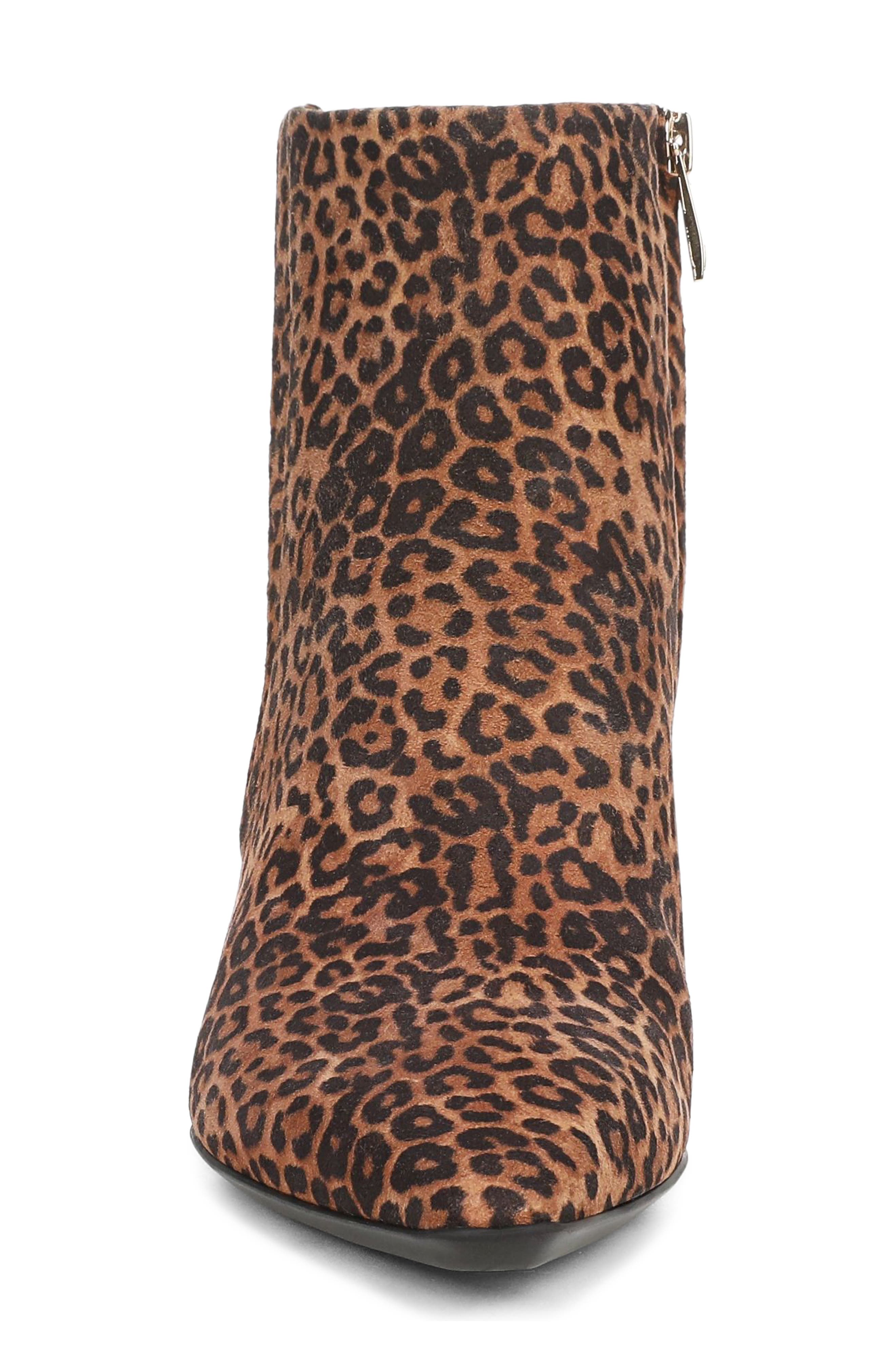 Deesha Leather Pointed Toe Bootie, Alternate, color, BROWN MULTI SUEDE